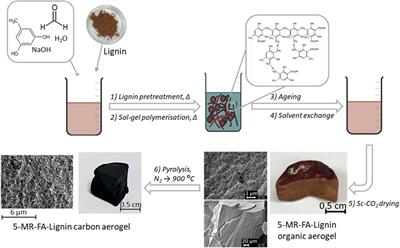 Preparation and characterization of lignin-derived carbon aerogels